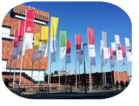 Auslegerfahnenmaste aus GFK