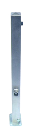 Edelstahl-Absperrpfosten 70 x 70 mm